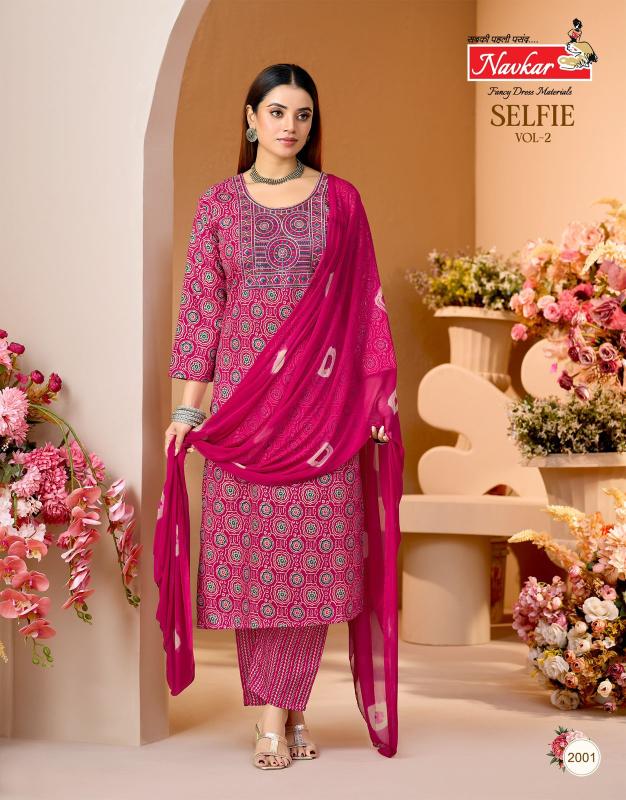 Navkar selfie vol 2 print kurti wholesale